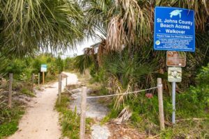 A short walk to the beach